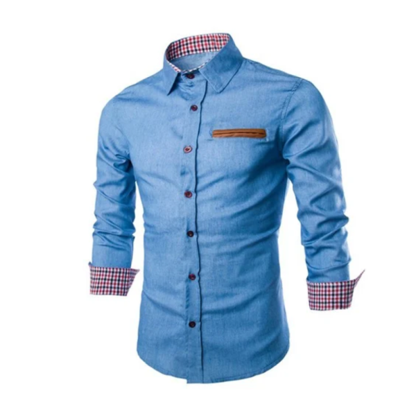 Cotton Plain Mens Casual Shirt