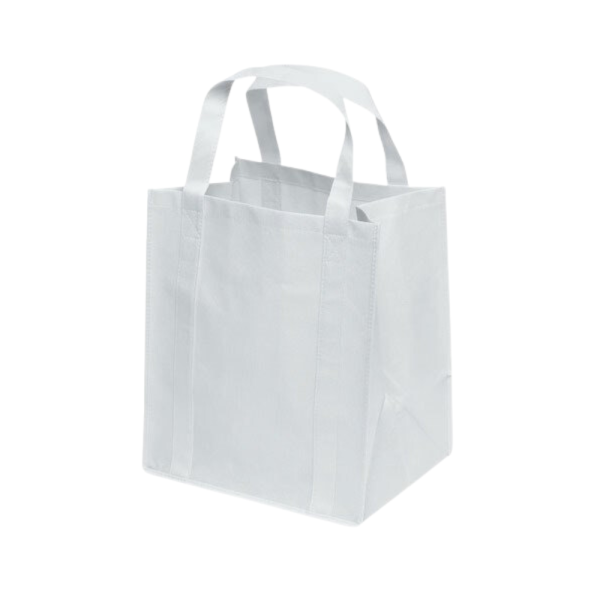 White Non Woven Box Bag