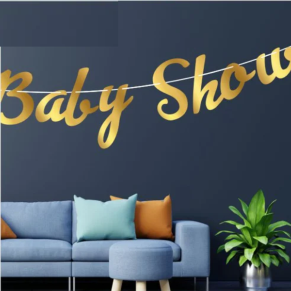 Birthday Banner Gold