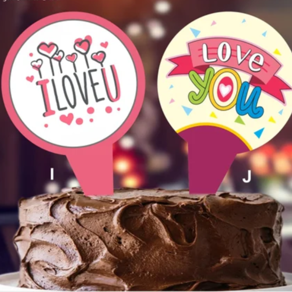 Love Cake Topper