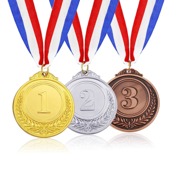 Gold Silver Bronze Award Medals
