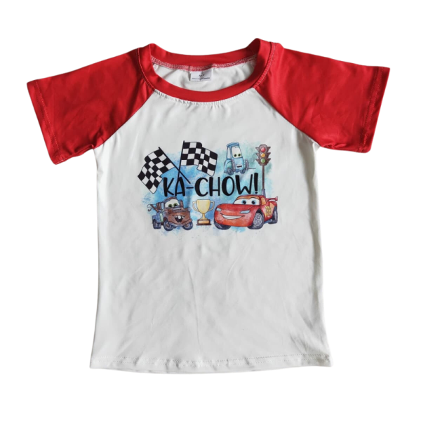 Boy Red Ka-Chow Short Sleeve T-shirt