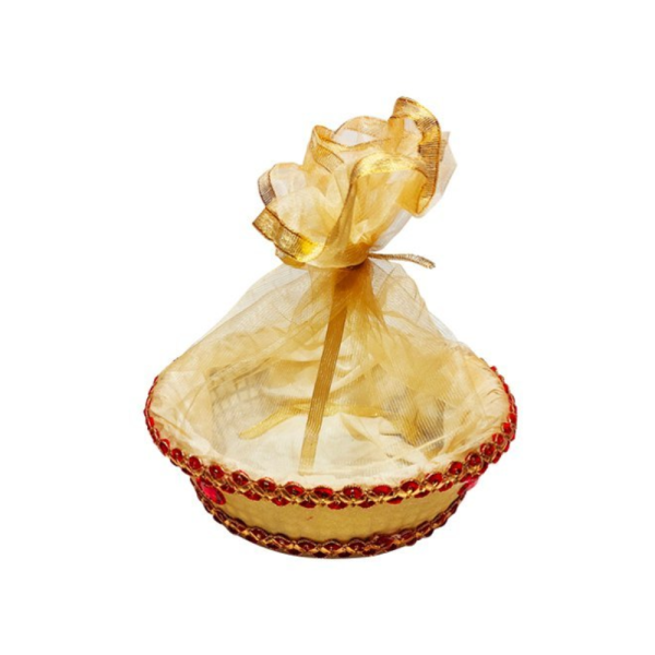 Round Fancy Gift Basket