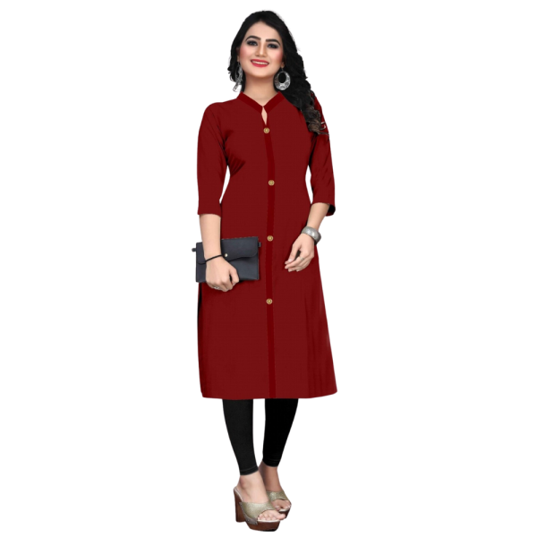 Red Cotton Kurti