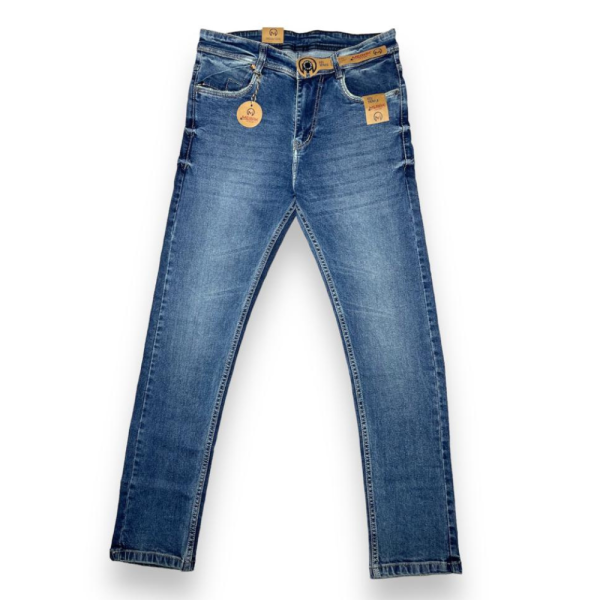 Mid Wash Skinny Merak Jeans For Men