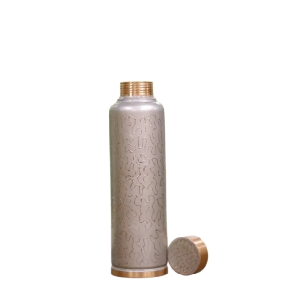 Copper Hand Print Bottle