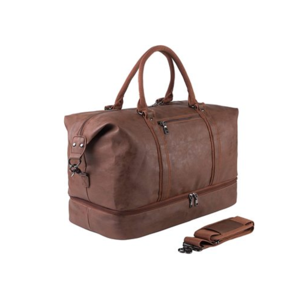 Large Leather Duffle Bag