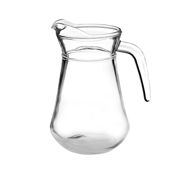 Plain Clear Glass Jug