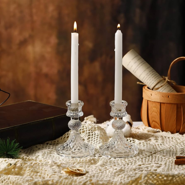 Glass Candle Stand