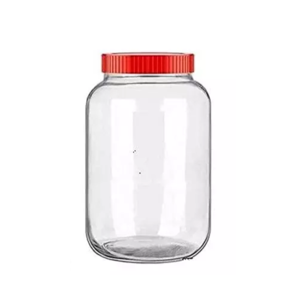 Crystal Clear Glass Jar