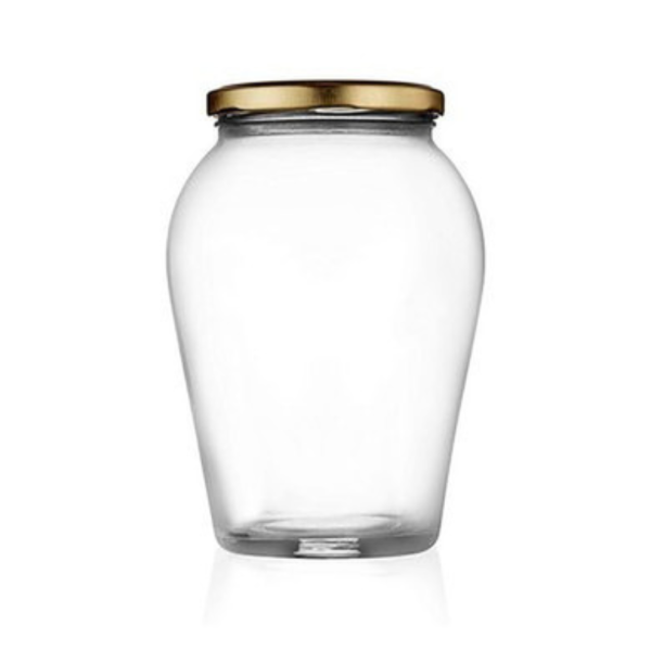 Glass Ghee Jar