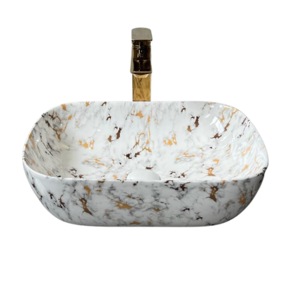 Ceramic Printed Wash basin