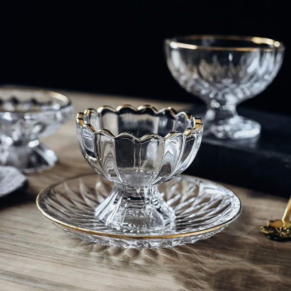 Glass Ice Cream Cups