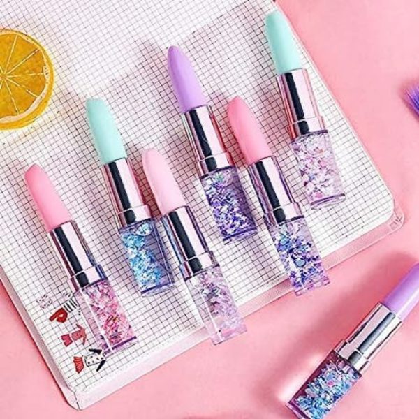Lipstick Gel Pen for Office School Children Gift Stationery