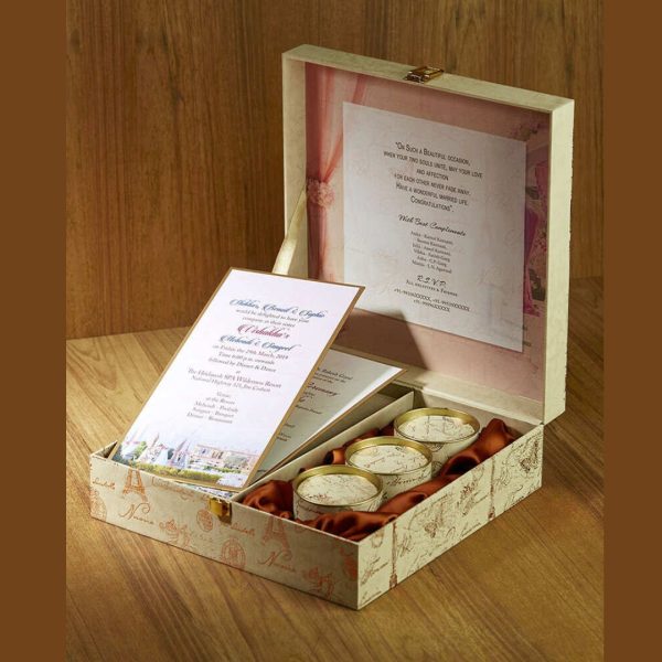 Wedding Cards Boxes for Marriage Invitation