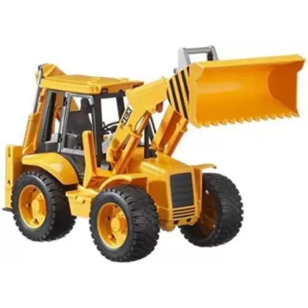 latest Plastic 2 in 1 JCB Construction Vehicle in Yellow colour