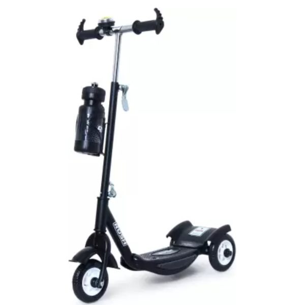 Fun Ride Kids Scooter Rush Three Wheel Kick Scooters for Boys and Girls with Sipper,