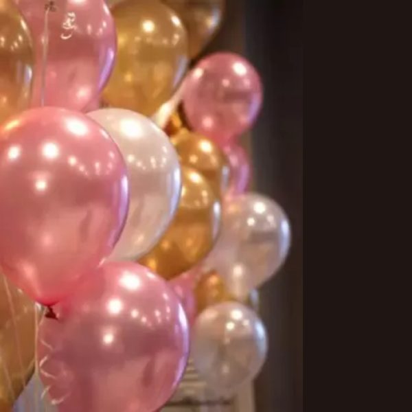 Metallic Latex Balloons for Kids