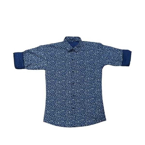 Boys Casual Regular Fit Cotton Printed Shirts