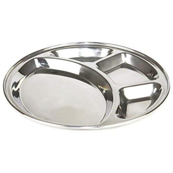Stainless Steel plates Lunch/Dinner/Thali