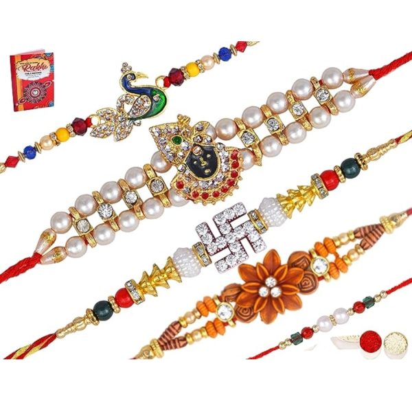 Rakhi for Brother With Roli Chawal