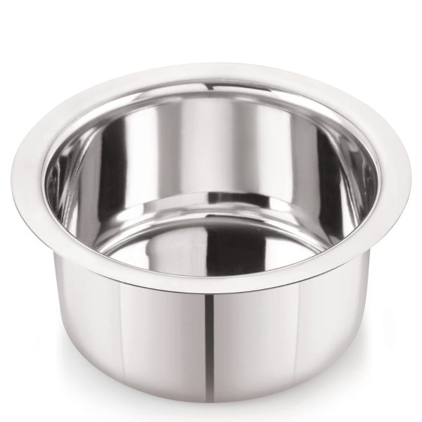 Stainless Steel Flat Bottom Bhagona