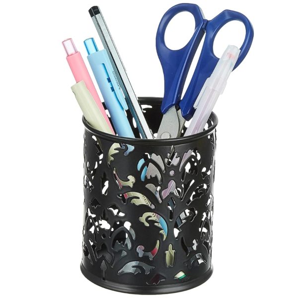 Solimo Round Metal Pen Stand