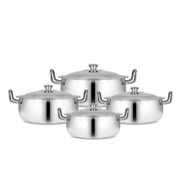 4 Pcs Stainless Steel Cooking Set