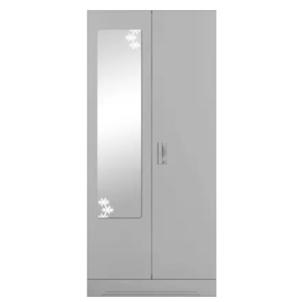 Metal Almirah With Locker & Mirror