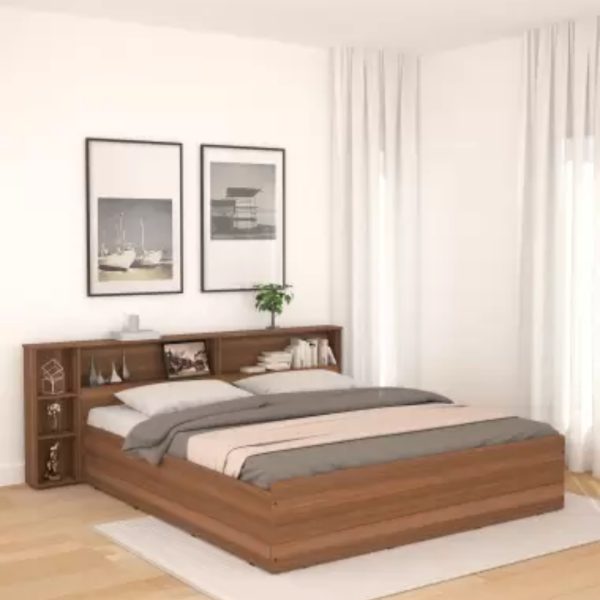 Wood King Box Bed