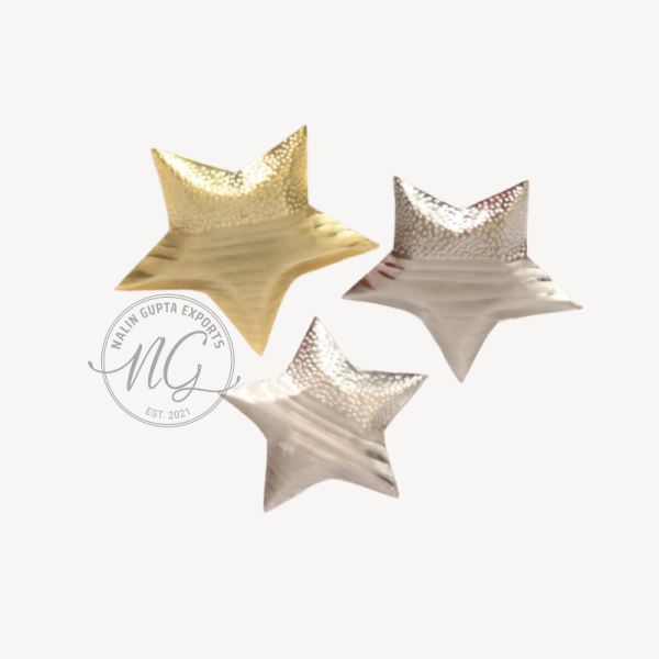 Star Shaped Metal Tray (per piece)