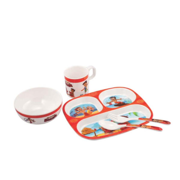 3 Partition Square Kids 5 Pcs. Set
