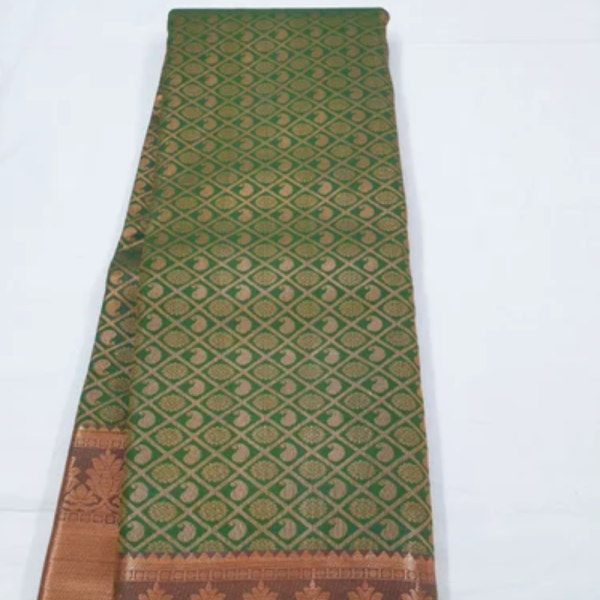 Kanchipuram Blended Bridal Silk Sarees