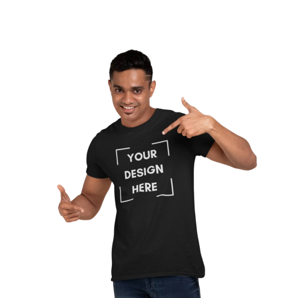 Customized T-shirt For Men Black