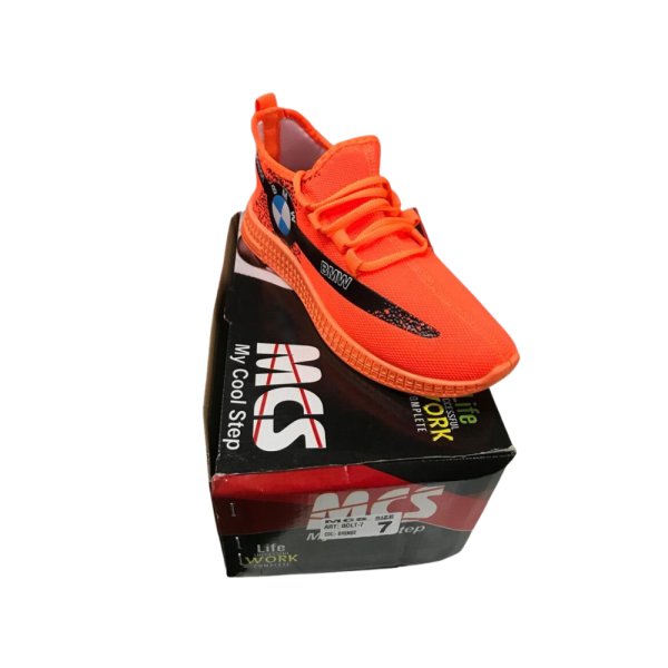 Men Orange Color Sports Shoes (per pair)