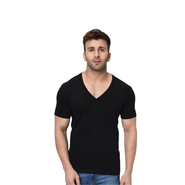 Short Sleeve V-neck T-shirt For Men