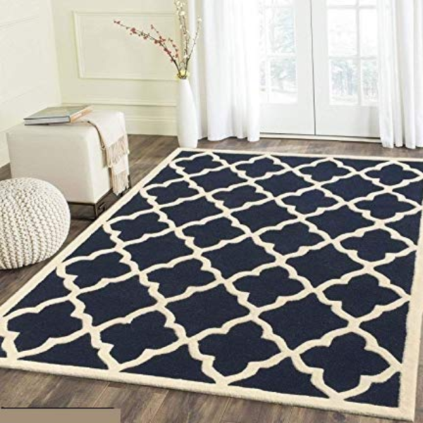 Rectangular Cotton Handmade Tufted Rugs (per sq feet)