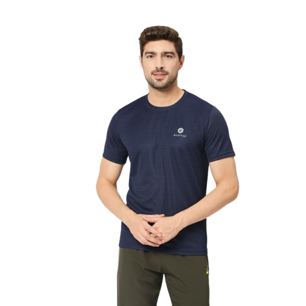 Round Neck T-shirts (Dark Blue)