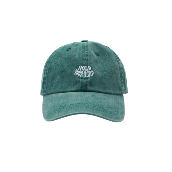 Hold your head faded cap