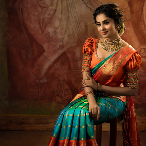 Pure Kanchipuram Wedding Silks Saree