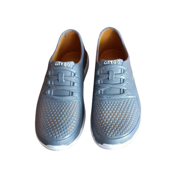 Polyurethane Men Grey PVC Casual Shoes (per pair)