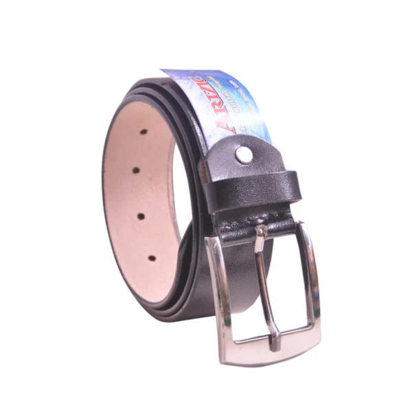 Black Formal Leather Belt