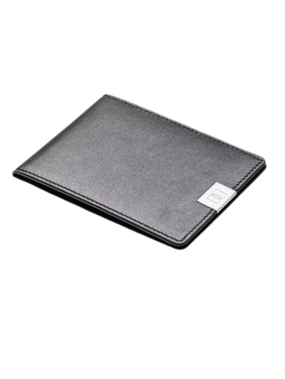 Slim Leather Wallet (Black