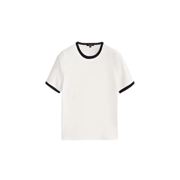 Short sleeve contrast T-shirt