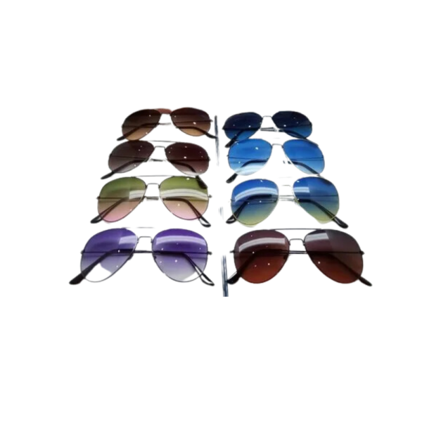 Metal Party Aviator Sunglass (per pc)