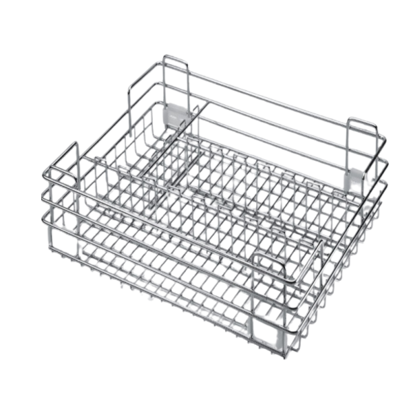 Silver Stainless Steel Kitchen Basket
