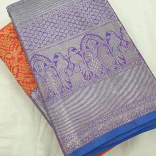 Kanchipuram Pure Handloom Bridal Silk Saree