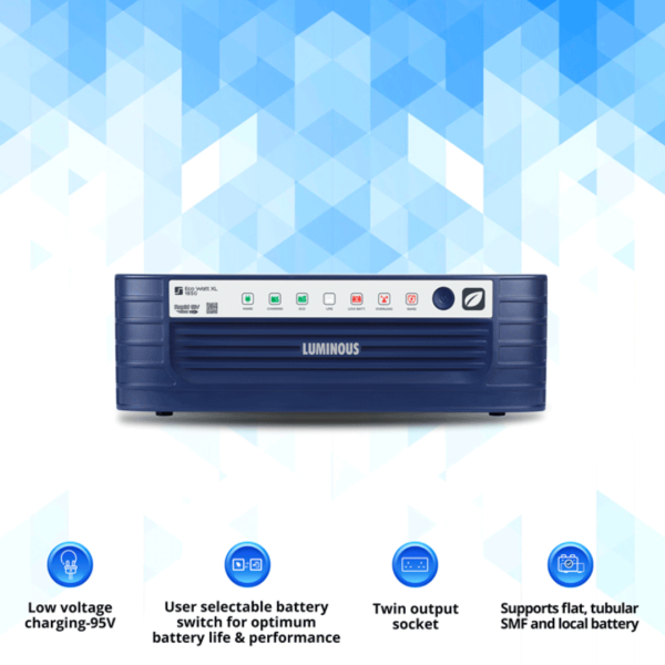 Eco Watt XL Rapid 1650 Luminous Inverter - Image 2