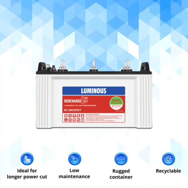 Red Charge 18000ST Luminous Battery - Image 2