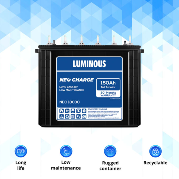 Neo Charge 18030 Luminous Battery - Image 2